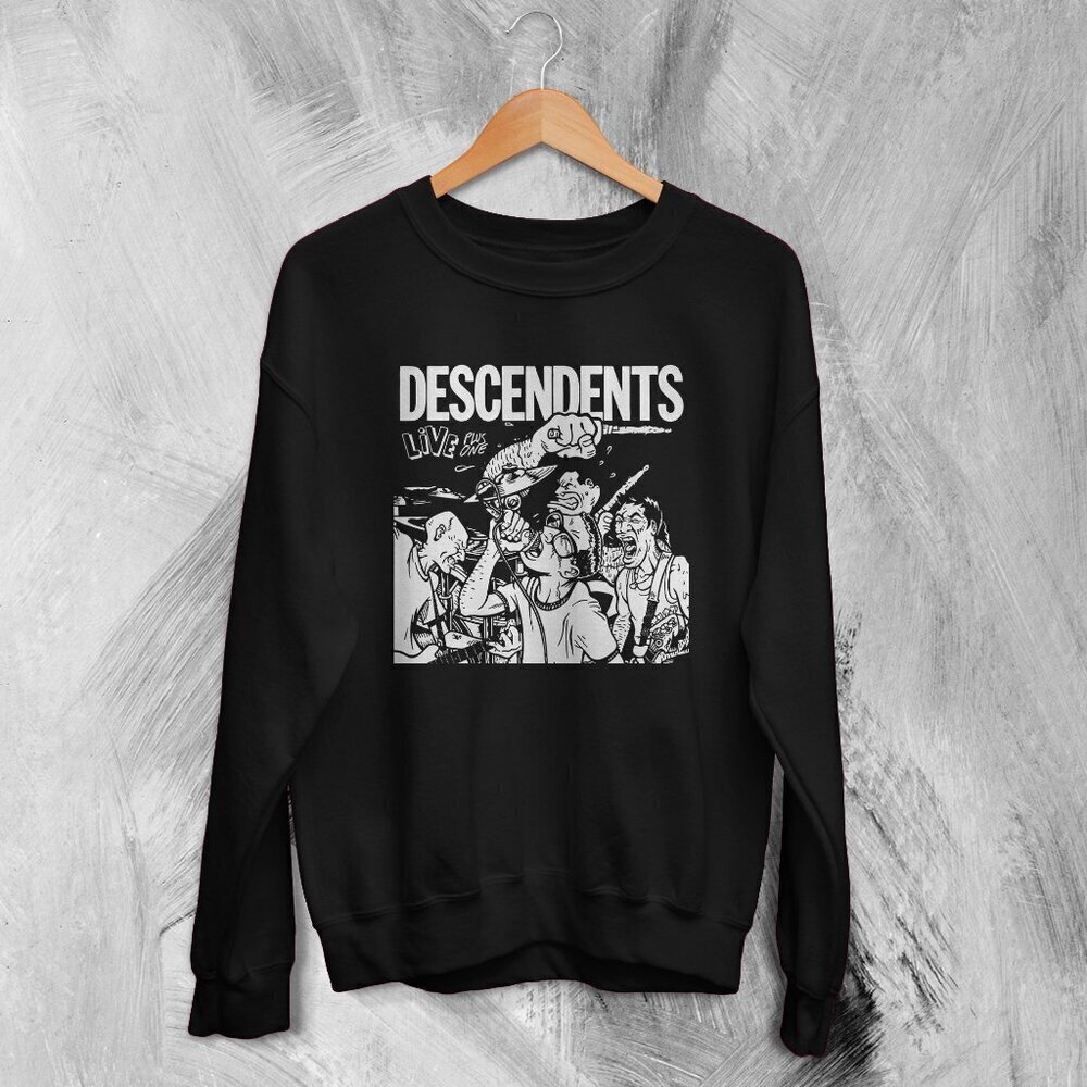 Descendents Live Plus One Punk Rock Band 8s Tour Music Graphic Sweat